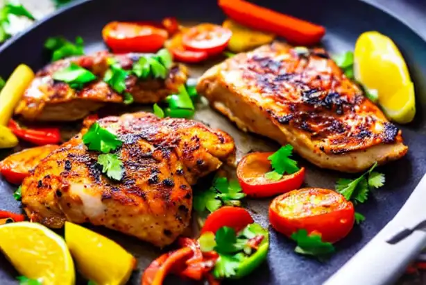 Cena saludable: Pollo a la plancha con espárragos