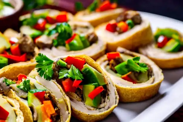 Cena saludable: Rollitos de pavo y vegetales