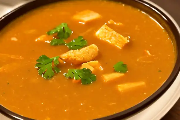 Cena saludable: Sopa de pollo y maíz